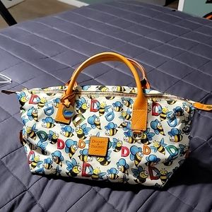 Dooney & Bourke Multicolor Bumble Bee Canvas Satchel